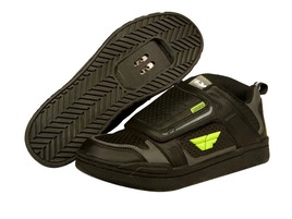 Fly racing Chaussures Transfer Noir / Jaune Fluo