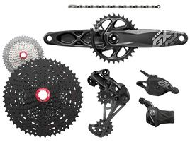 Sram Groupe GX Eagle 1x12v avec cassette Sunrace MZ90 et pédalier DUB 32T