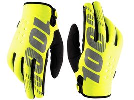100% Gants Brisker Jaune