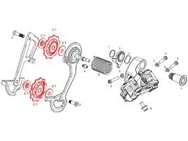 Sram Galets 11 dents pour X0 10 vitesses (2008-2012)