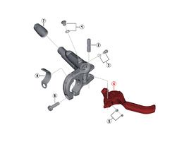Shimano Levier Aluminium pour XT M8000