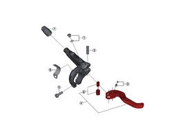 Shimano Levier carbone pour XTR M9000 2023