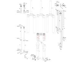 Rock Shox Bagues de guidage pour fourche 40 mm Totem
