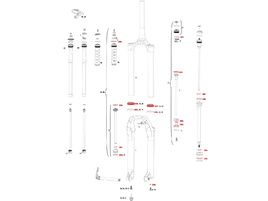 Rock Shox Kit entretien 200h/1 an pour Revelation RC (2018 et +)