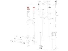 Rock Shox Kit joints fourche 32 mm Boxxer / Reba / Pike