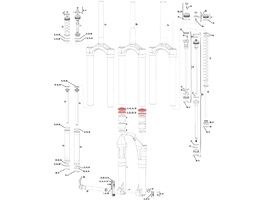 Rock Shox Kit joints fourche 40 mm Totem