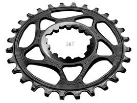 Absolute Black Plateau Sram Direct Mount à denture variable GXP Noir 2025