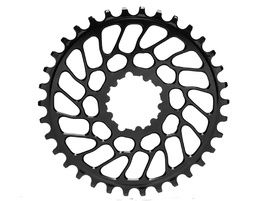 Absolute Black Plateau Sram Direct Mount à denture variable BB30 Noir 2025