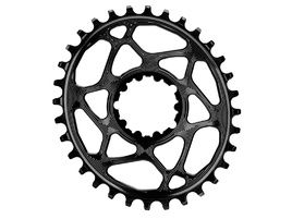 Absolute Black Plateau Oval Sram Direct Mount Noir 2025