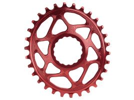 Absolute Black Plateau ovale Narrow Wide Direct Mount pour Race Face Rouge 2025