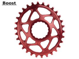 Absolute Black Plateau Oval Race Face Direct Mount à denture variable Boost Rouge 2025