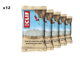 Clif Bar Boite de 12 barres énergétiques goût chocolat blanc