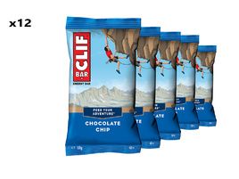 Clif Bar Boite de 12 barres énergétiques goût pépites de chocolat