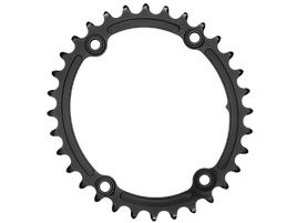 Absolute Black Plateau Ovale Sub Compact Premium - 4 trous 110 mm - Noir 2025