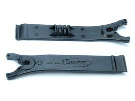 Mavic Clés de réglage jeu pour roulement de roues + clé à rayon (x2)