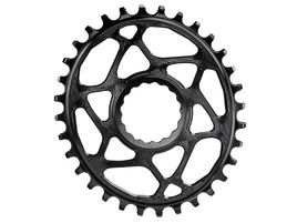 Absolute Black Plateau ovale Narrow Wide Direct Mount pour Race Face Noir 2025