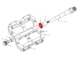 Reverse Components Kit joints d'axe pour pédales Escape