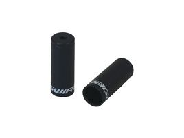 Jagwire Embouts de gaine dérailleur aluminium (x4) - Noir