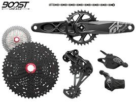 Sram Groupe GX Eagle 1x12v avec cassette Sunrace MZ90 et pédalier DUB Boost 32T