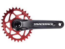 Race Face Pédalier Aeffect Cinch DM + Plateau Ovale Absolute Black Rouge 2024