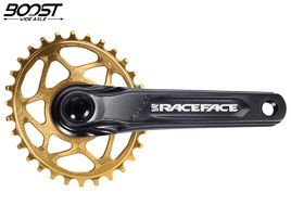 Race Face Pédalier Aeffect Cinch DM + Plateau Ovale Boost Absolute Black Or 2024
