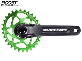 Race Face Pédalier Aeffect Cinch DM + Plateau Ovale Boost Absolute Black Vert 2024