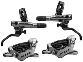 Shimano Paire de Freins à disques XTR M9120 J-Kit 4 Pistons - Plaquettes Métal 2025