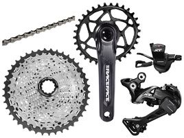 Shimano Groupe XT M8000 1x11v avec Pédalier RaceFace Aeffect Cinch Noir 2024