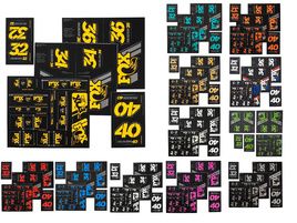 Fox Racing Shox Kit Autocollants pour fourche et amortisseur Fox Heritage 2019