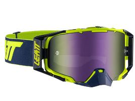 Leatt Masque Velocity 6.5 Iriz - Bleu Marine/Lime - Ecran Violet 2021