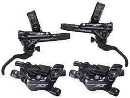 Shimano Paire de Freins à disques XT M8120 4 pistons Noir 2023