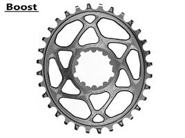 Absolute Black Plateau Oval Sram Direct Mount Boost Gris 2025