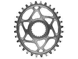 Absolute Black Plateau Oval Direct Mount Shimano Gris 2025