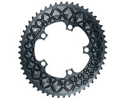 Absolute Black Plateau Ovale Premium - 5 trous 110 mm pour Sram - Gris 2025