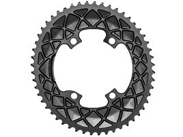 Absolute Black Plateau Ovale Premium - 4 trous 110 mm M9100/8000 - Noir 2025