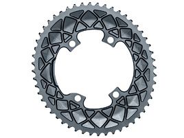 Absolute Black Plateau Ovale Premium - 4 trous 110 mm M9100/8000 - Gris 2025