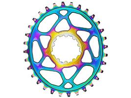 Absolute Black Plateau Oval Sram Direct Mount Boost PVD Rainbow 2025