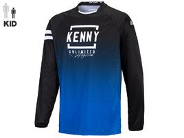 Kenny Maillot Elite Enfant Blue Black