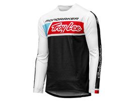 Mondraker Maillot Troy Lee Design Sprint Manche Longues Blanc