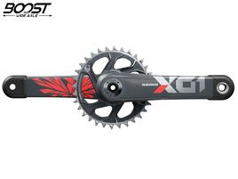 Sram Pédalier X01 Eagle DUB Boost Direct Mount 32T 1x12v sans boitier Rouge 2022