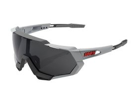 100% Lunettes Speedtrap Soft Tact Stone Grey – Smoke