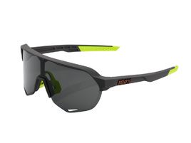 100% Lunettes S2 Soft Tact Cool Grey – Smoke