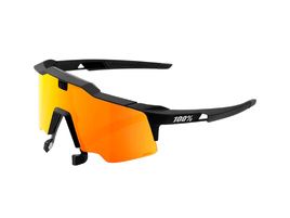 100% Lunettes Speedcraft Air Soft Tact Black - Hiper Red Mirror