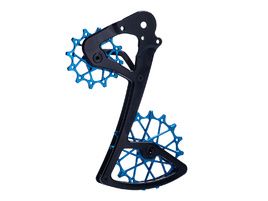 Garbaruk Kit chape et galets pour dérailleurs Sram 11/12 V - Noir / Bleu 2023