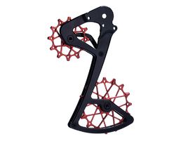 Garbaruk Kit chape et galets pour dérailleurs Sram 11/12 V - Noir / Rouge 2023