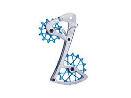 Garbaruk Kit chape et galets pour dérailleurs Sram 11/12 V - Argent / Bleu 2023