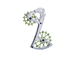 Garbaruk Kit chape et galets pour dérailleurs Sram 11/12 V - Argent / Vert 2023