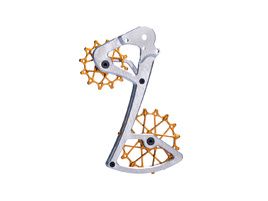 Garbaruk Kit chape et galets pour dérailleurs Sram 11/12 V - Argent / Orange 2023