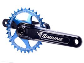 Race Face Pédalier Turbine Cinch avec Plateau Direct Mount Bleu