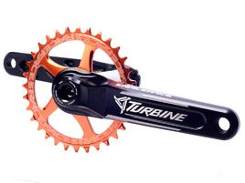 Race Face Pédalier Turbine Cinch avec Plateau Direct Mount Orange